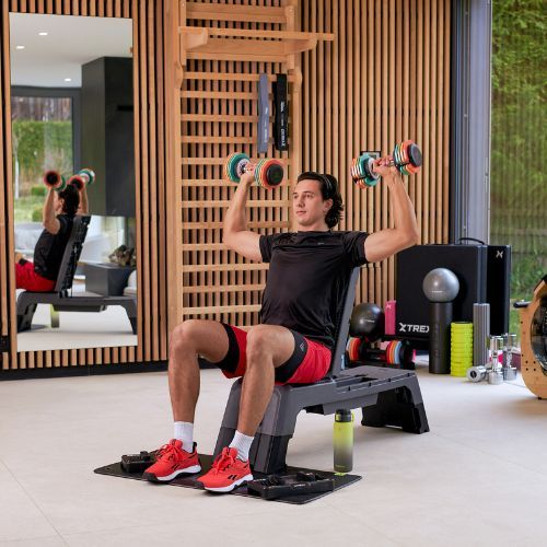 Set di manubri regolabili XTREXO 2 x 10 kg multicolore