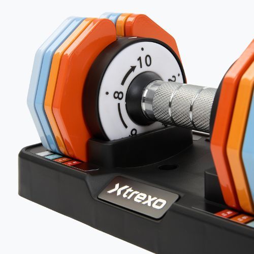 Set di manubri regolabili XTREXO 2 x 10 kg multicolore