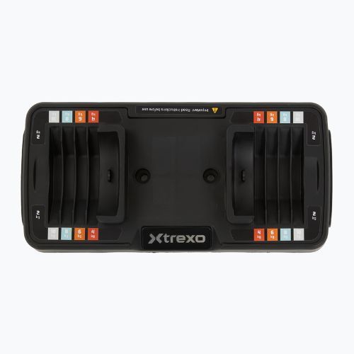 Set di manubri regolabili XTREXO 2 x 10 kg multicolore