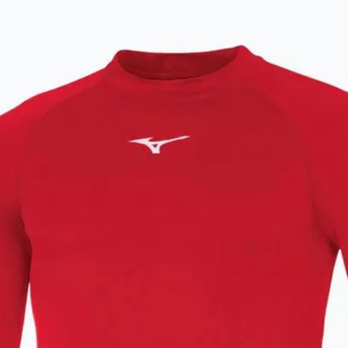 Mizuno Uni Core rosso/bianco da uomo a maniche lunghe per la corsa