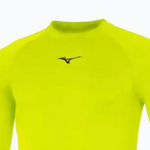 Mizuno Uni Core uomo a maniche lunghe da running giallo/marino
