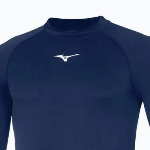 Mizuno Uni Core uomo a maniche lunghe da running bianco/marino