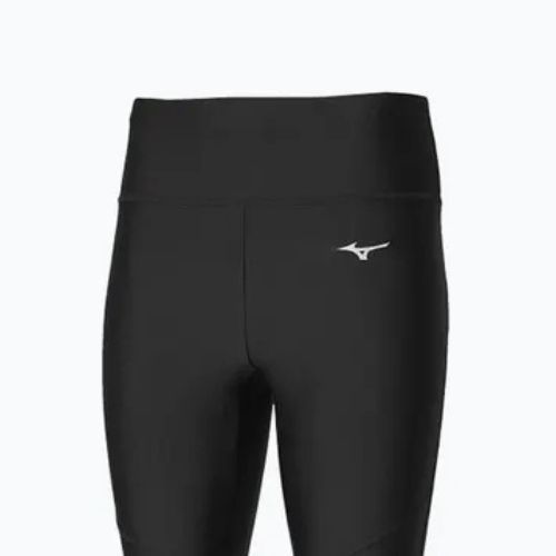 Leggings da corsa da donna Mizuno Impulse Core Long nero/albicocca ghiaccio