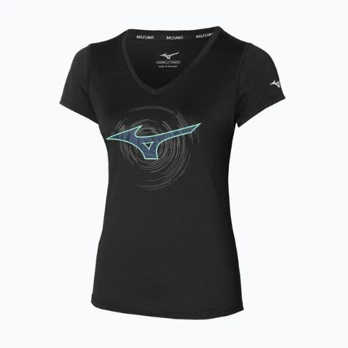 Maglietta da corsa da donna Mizuno Impulse Core RB Tee nero