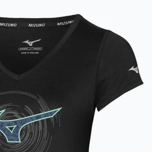Maglietta da corsa da donna Mizuno Impulse Core RB Tee nero