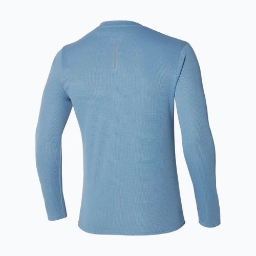 Maglia a manica lunga da uomo Mizuno Dryaeroflow Half Zip blu parigino