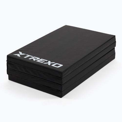 TREXO materasso ginnico pieghevole grande nero
