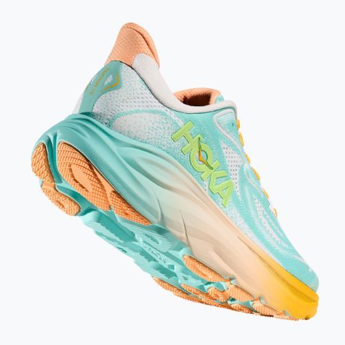 Scarpe da corsa da donna HOKA Clifton 10 blu scintilla/bianco