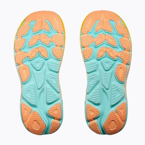 Scarpe da corsa da donna HOKA Clifton 10 blu scintilla/bianco