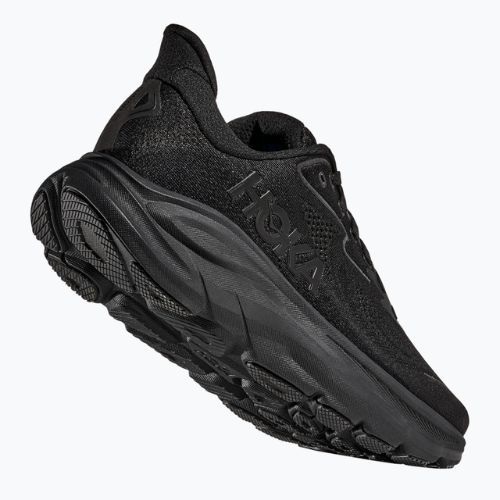 Scarpe da corsa da uomo HOKA Clifton 10 Wide nero/nero