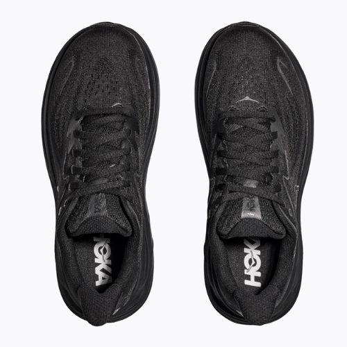 Scarpe da corsa da uomo HOKA Clifton 10 Wide nero/nero
