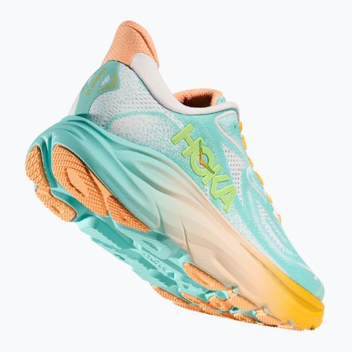 Scarpe da corsa da uomo HOKA Clifton 10 blu scintilla/bianco