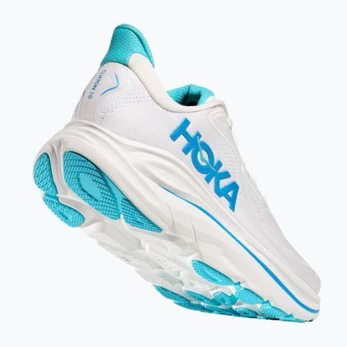 Scarpe da corsa da uomo HOKA Clifton 10 bianco/blu scuro