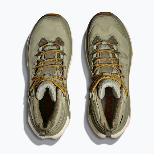 Scarpe da trekking da uomo HOKA Kaha 3 GTX muschio marino/latte di avena