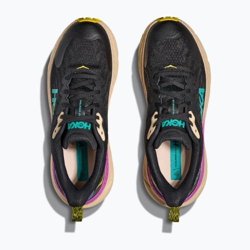 Scarpe da corsa da uomo HOKA Challenger 7 GTX nero/farina d'avena