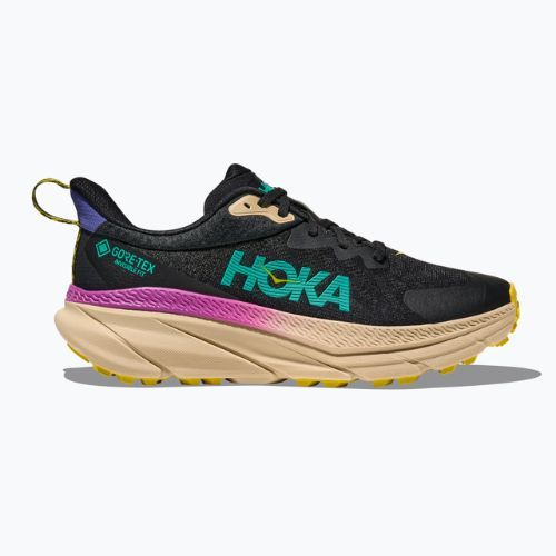 Scarpe da corsa da uomo HOKA Challenger 7 GTX nero/farina d'avena