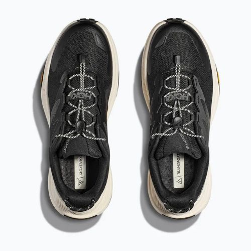 Scarpe da corsa da donna HOKA Transport nero/alabastro