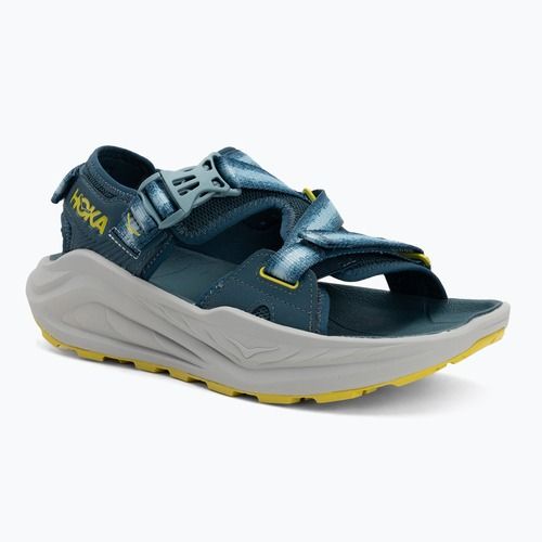HOKA Infini Hike TC sandali da uomo blu crepuscolo/verde pisello