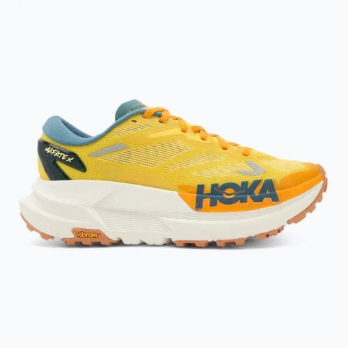 Scarpe da corsa da uomo Hoka Mafate X zest/mountain fog