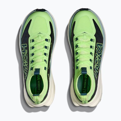 Scarpe da corsa HOKA Tecton X 3 da uomo, mela crostata/blu crepuscolo