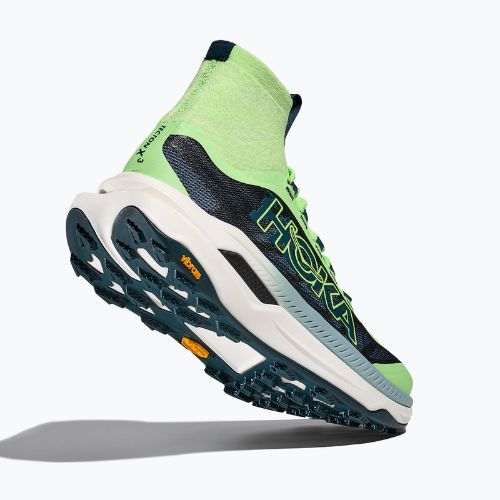 Scarpe da corsa HOKA Tecton X 3 da uomo, mela crostata/blu crepuscolo