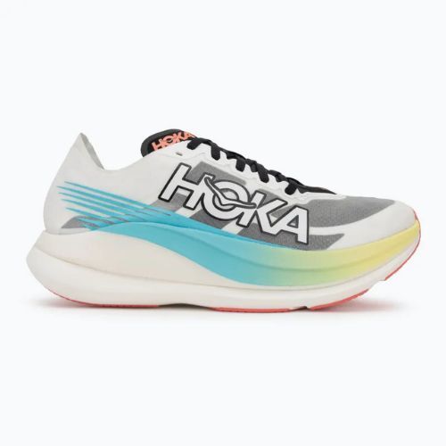 HOKA Rocket X 2 scarpa da corsa blu yuzu/cielo
