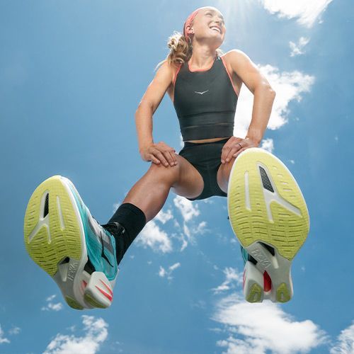 HOKA Cielo X1 2.0 scarpe da corsa gelo/nero