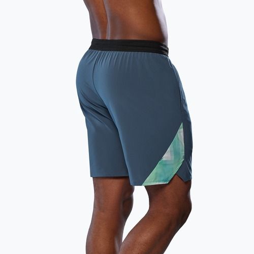 Pantaloncini da uomo Mizuno Frontier 8 in Amplify vintage indigo