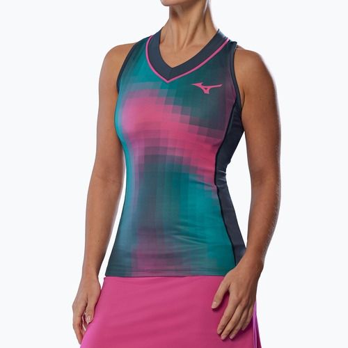 Maglietta Mizuno Frontier Tank W mezzanotte marina da donna