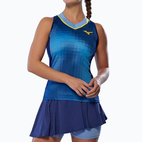Maglietta Mizuno Frontier Tank W bellwether blu da donna