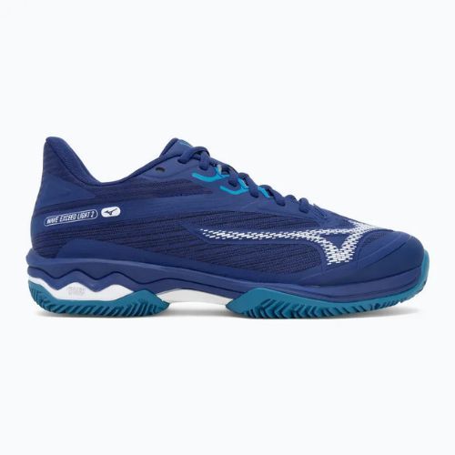 Scarpe da tennis da uomo Mizuno Wave Exceed Light 2 CC blu bellwether/bianco/blu fjord