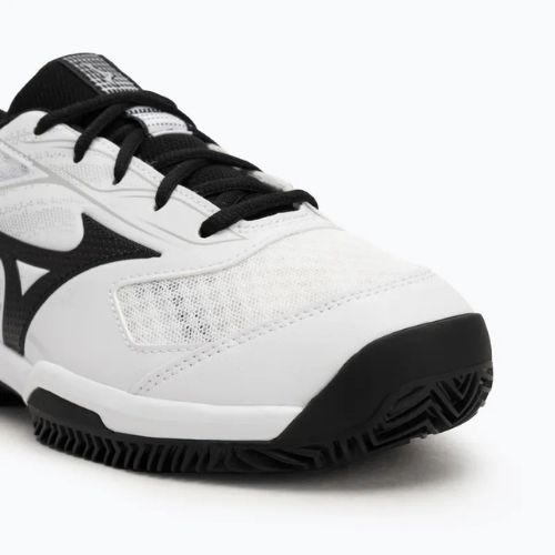 Scarpe da tennis da uomo Mizuno Break Shot 5 CC bianco/nero/nebbia di porto