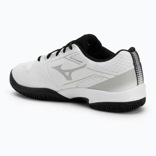 Scarpe da tennis da uomo Mizuno Break Shot 5 CC bianco/nero/nebbia di porto