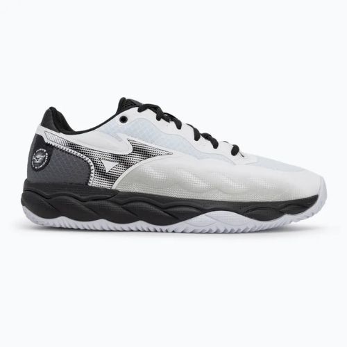 Scarpe da tennis da uomo Mizuno Wave Enforce Court CC bianco/nero/ferrovia