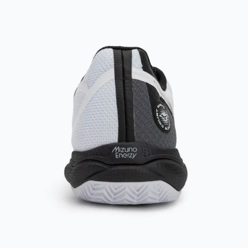 Scarpe da tennis da uomo Mizuno Wave Enforce Court CC bianco/nero/ferrovia