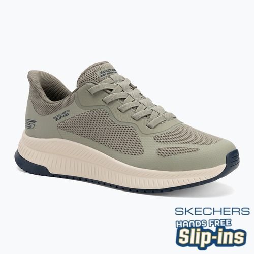Scarpe SKECHERS Bobs Squad 4 oliva da uomo