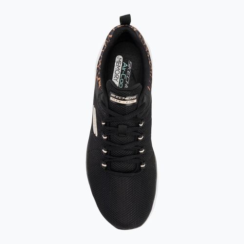 SKECHERS scarpe da donna Flex Appeal 4.0 Wild Ballad nero/leopardo
