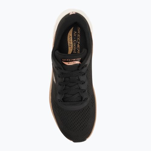 SKECHERS scarpe da donna Arch Fit 2.0 Glow The Distance nero/oro rosso
