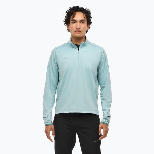 Felpa da running HOKA GlideTech Quarter Zip da uomo druzy