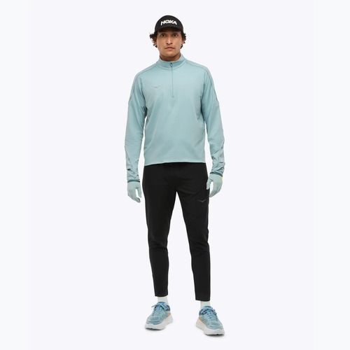 Felpa da running HOKA GlideTech Quarter Zip da uomo druzy