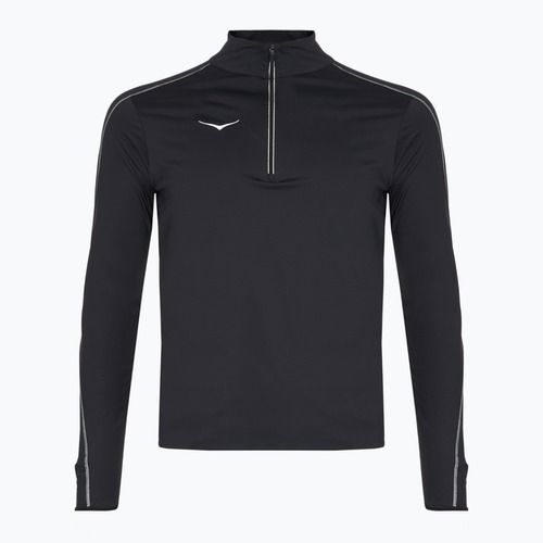 Felpa da running HOKA GlideTech Quarter Zip uomo nero
