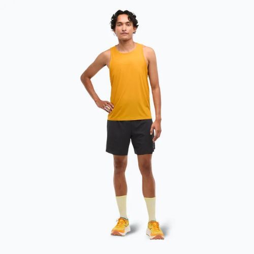 Canotta da corsa da uomo HOKA Airolite Run Tank giallo varsity