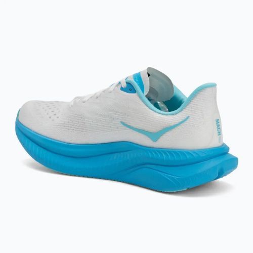 Scarpe da corsa da uomo HOKA Mach 6 bianco/blu scuro