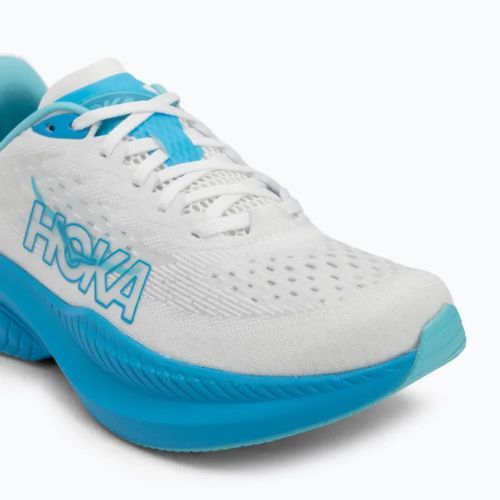 Scarpe da corsa da uomo HOKA Mach 6 bianco/blu scuro