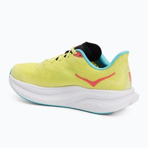 Scarpe da corsa da uomo HOKA Mach 6 blu yuzu/cielo