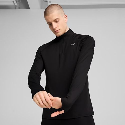 Felpa da corsa PUMA Run Velocity Cloudspun 1/4 Zip Uomo puma nero