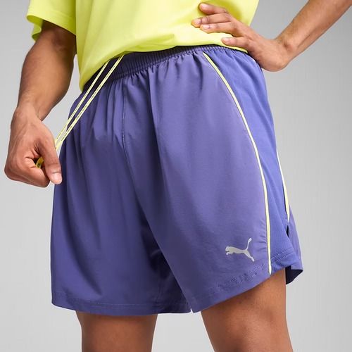 Pantaloncini da corsa PUMA Run Velocity 5" da uomo in cristallo blu