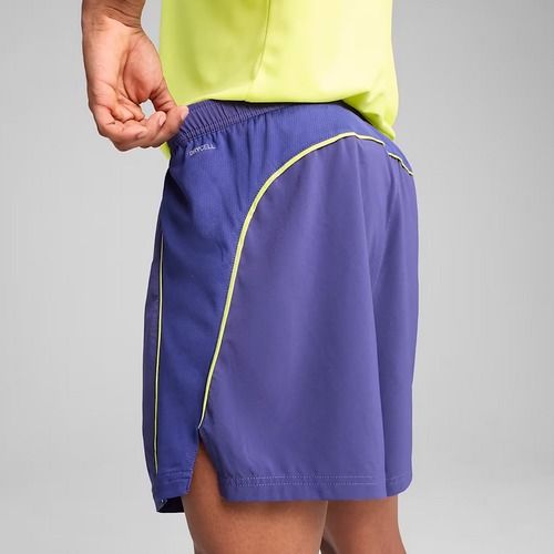 Pantaloncini da corsa PUMA Run Velocity 5" da uomo in cristallo blu