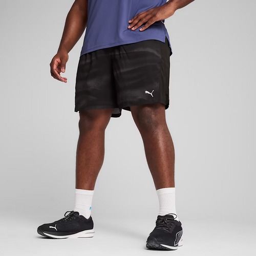 Pantaloncini da corsa da uomo PUMA Run Velocity AOP 7" puma nero