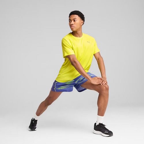 PUMA Run Velocity Tee Uomo Maglia da corsa in Poly lemon sherbert